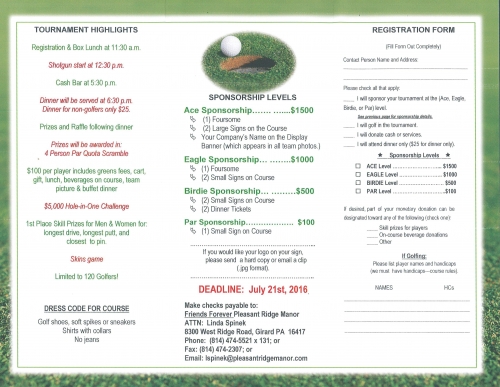 PRM's 20th Annual Golf Tournament